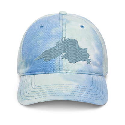 Lake Superior Tie-Dye Cap | Opal Blue