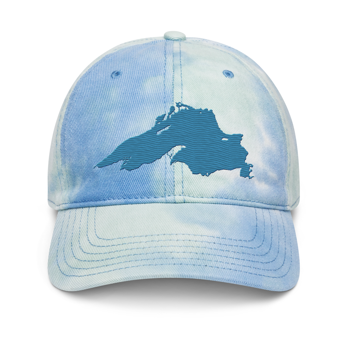 Lake Superior Tie-Dye Cap | Traverse Blue