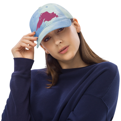 Lake Superior Tie-Dye Cap | Apple Blossom Pink