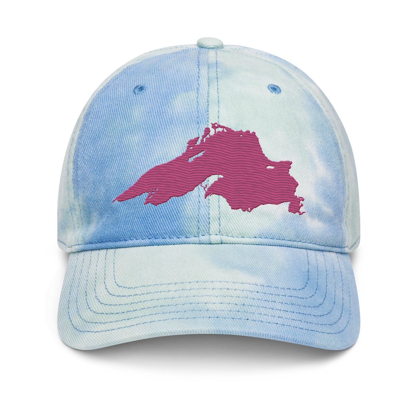 Lake Superior Tie-Dye Cap | Apple Blossom Pink