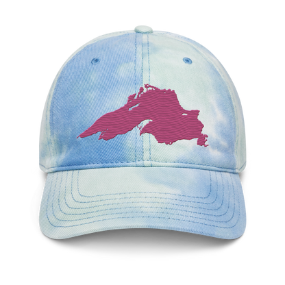 Lake Superior Tie-Dye Cap | Apple Blossom Pink