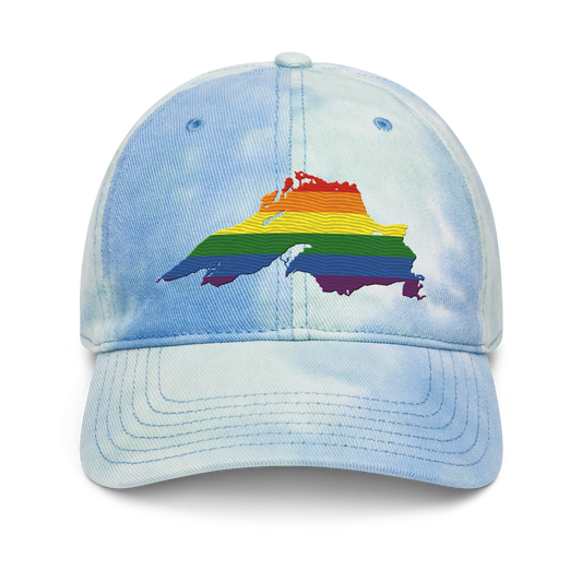 Lake Superior Tie-Dye Cap | Rainbow Pride Edition