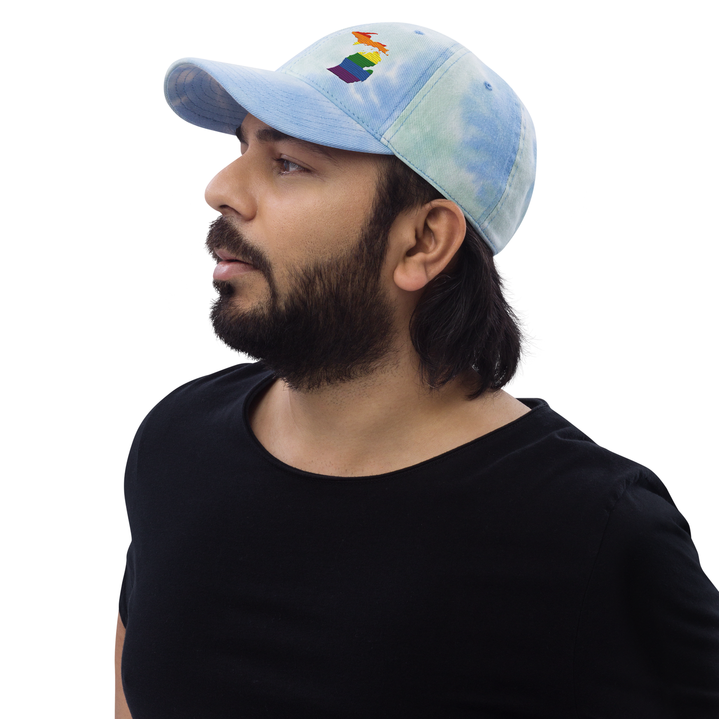 Michigan Tie-Dye Cap (Rainbow Pride Edition)