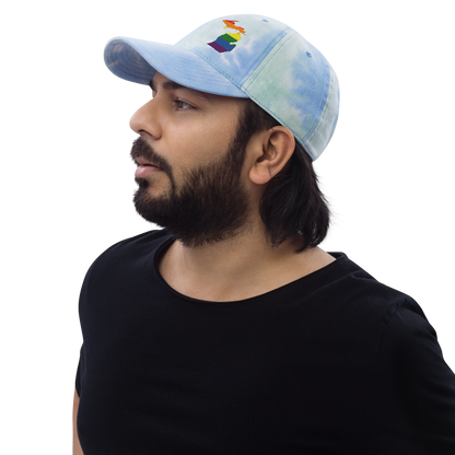 Michigan Tie-Dye Cap (Rainbow Pride Edition)