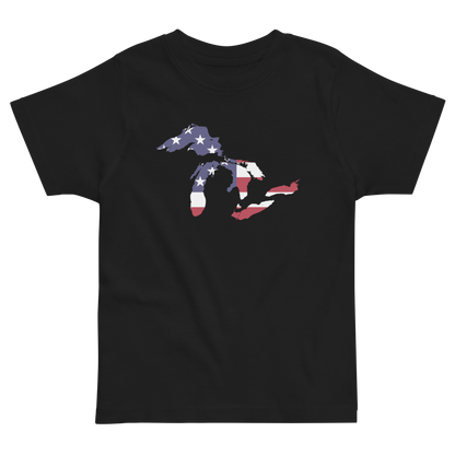 Great Lakes Toddler T-Shirt (Patriotic Edition) | Short Sleeve