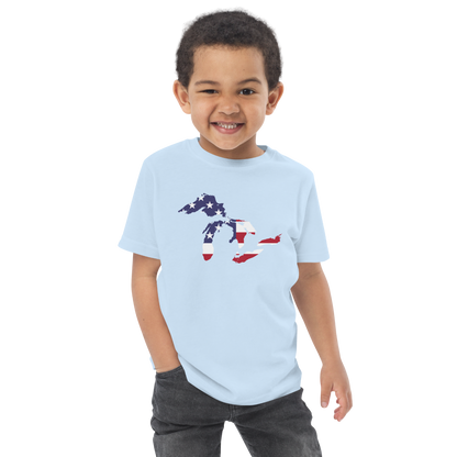 Great Lakes Toddler T-Shirt (Patriotic Edition) | Short Sleeve