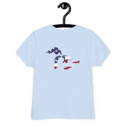 Great Lakes Toddler T-Shirt (Patriotic Edition) | Short Sleeve