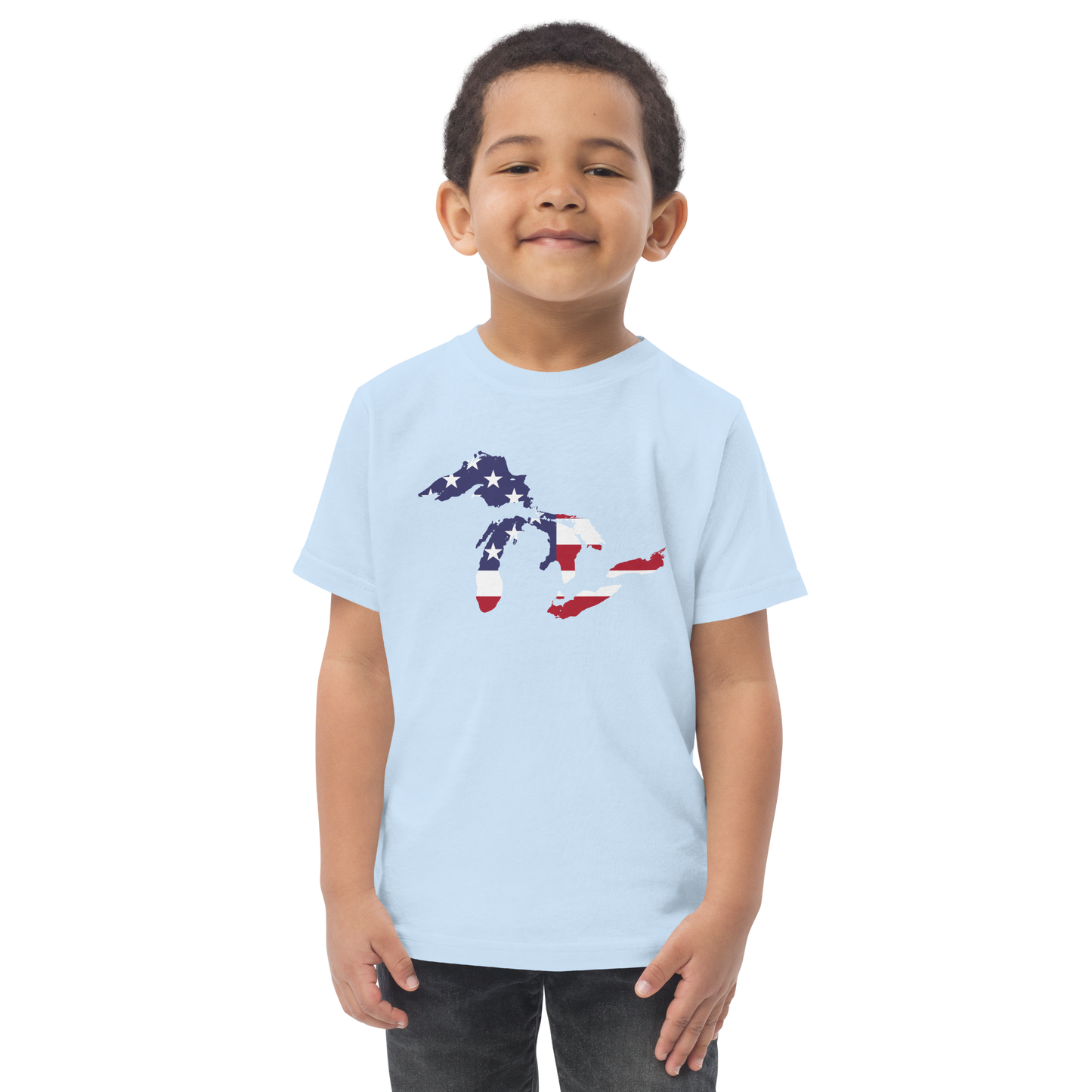 Great Lakes Toddler T-Shirt (Patriotic Edition) | Short Sleeve