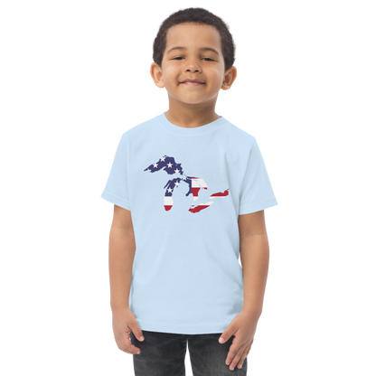 Great Lakes Toddler T-Shirt (Patriotic Edition) | Short Sleeve