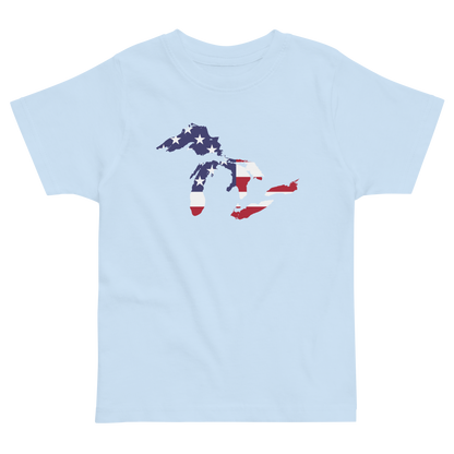 Great Lakes Toddler T-Shirt (Patriotic Edition) | Short Sleeve