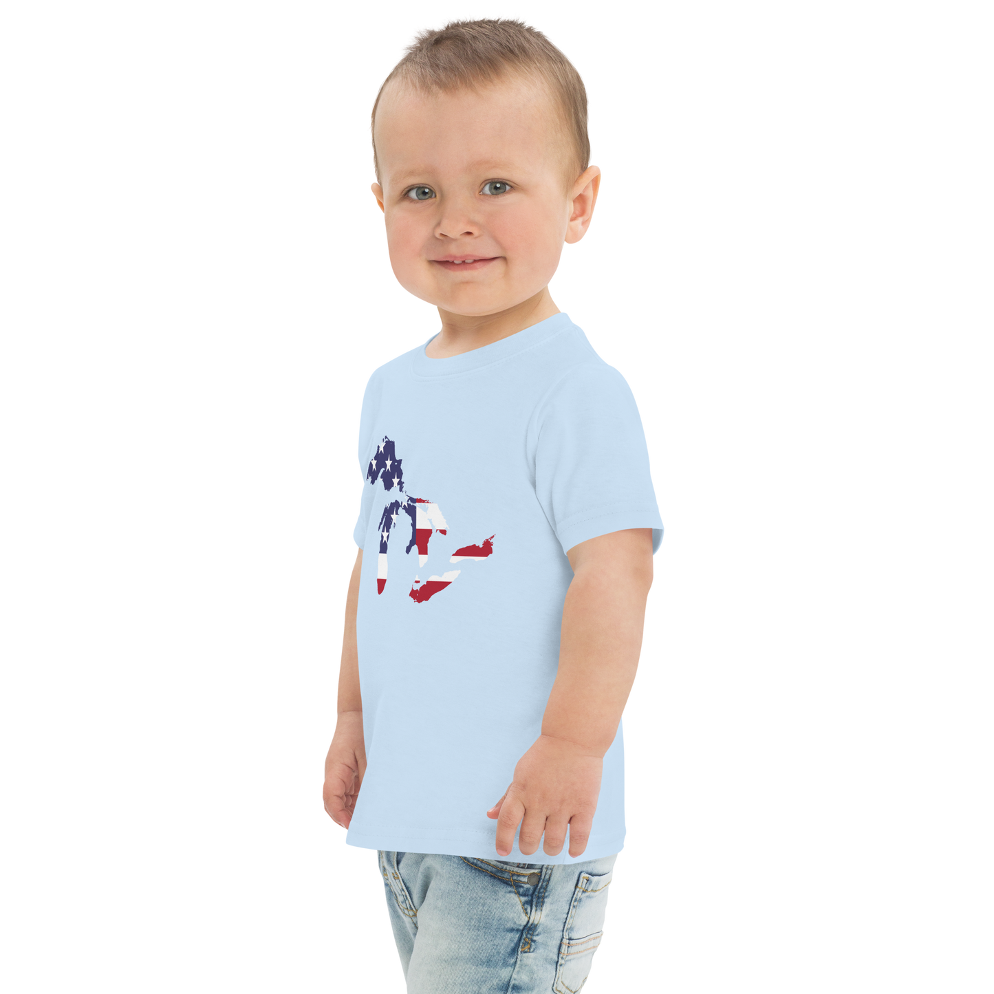 Great Lakes Toddler T-Shirt (Patriotic Edition) | Short Sleeve