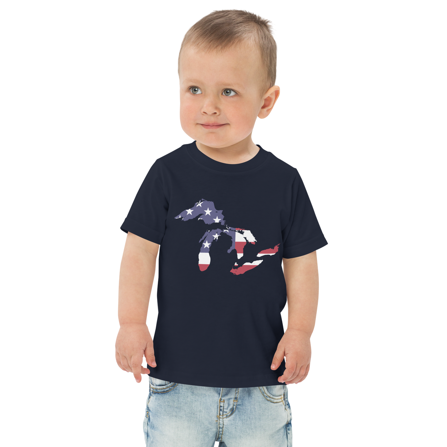 Great Lakes Toddler T-Shirt (Patriotic Edition) | Short Sleeve