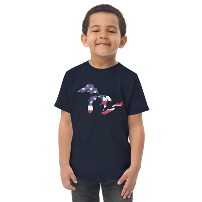 Great Lakes Toddler T-Shirt (Patriotic Edition) | Short Sleeve