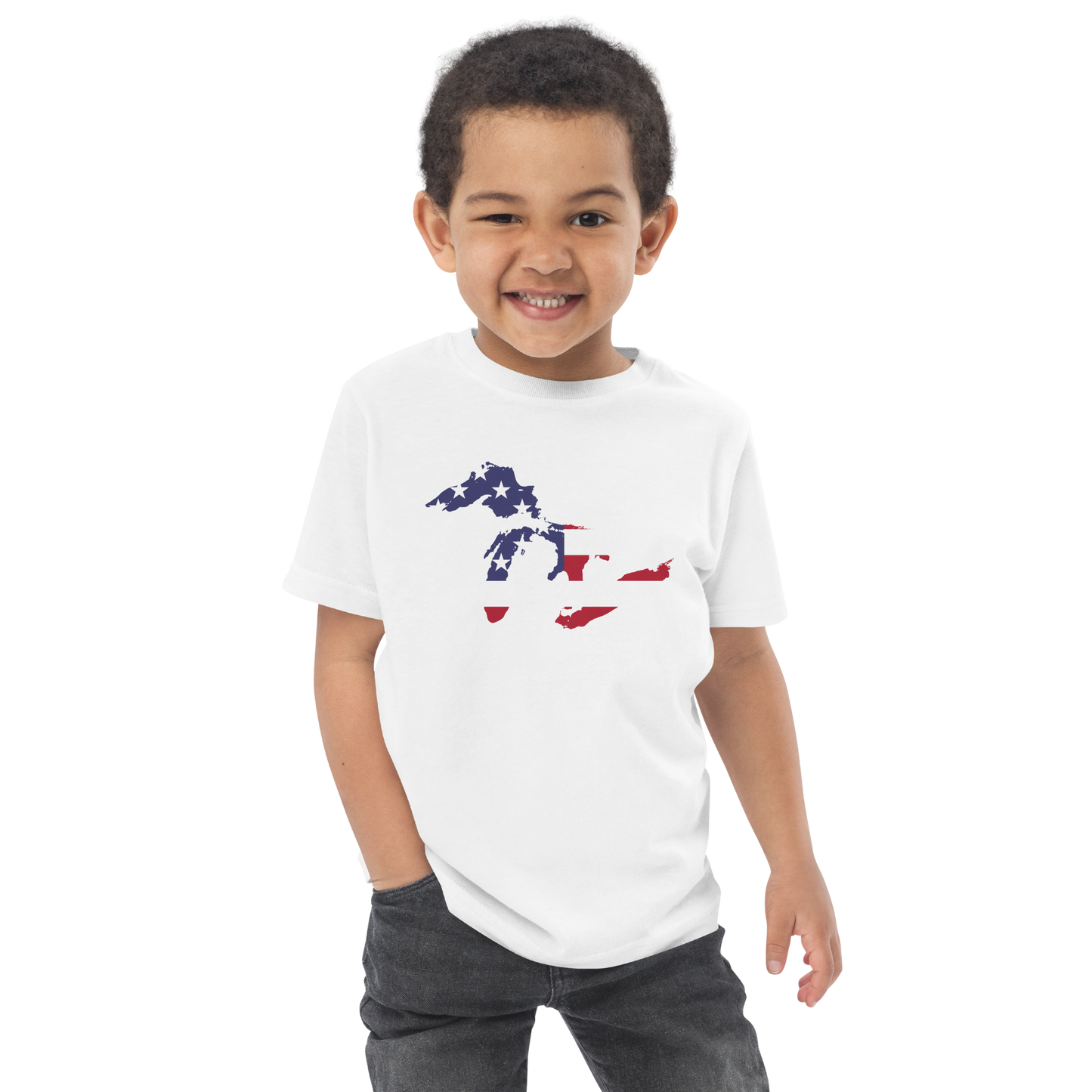 Great Lakes Toddler T-Shirt (Patriotic Edition) | Short Sleeve