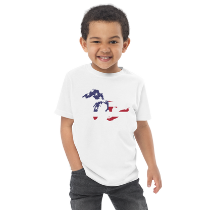 Great Lakes Toddler T-Shirt (Patriotic Edition) | Short Sleeve