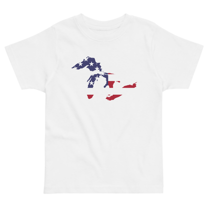 Great Lakes Toddler T-Shirt (Patriotic Edition) | Short Sleeve