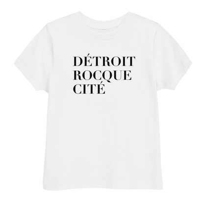 'Détroit Rocque Cité' T-Shirt | Toddler Short Sleeve