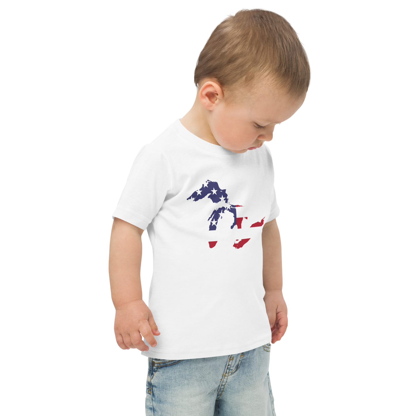 Great Lakes Toddler T-Shirt (Patriotic Edition) | Short Sleeve