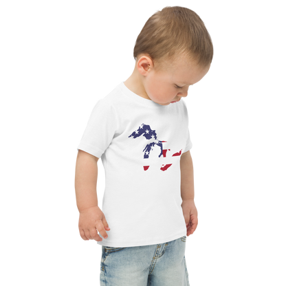 Great Lakes Toddler T-Shirt (Patriotic Edition) | Short Sleeve