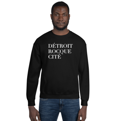 'Détroit Rocque Cité' Sweatshirt | Unisex Standard - Emb.