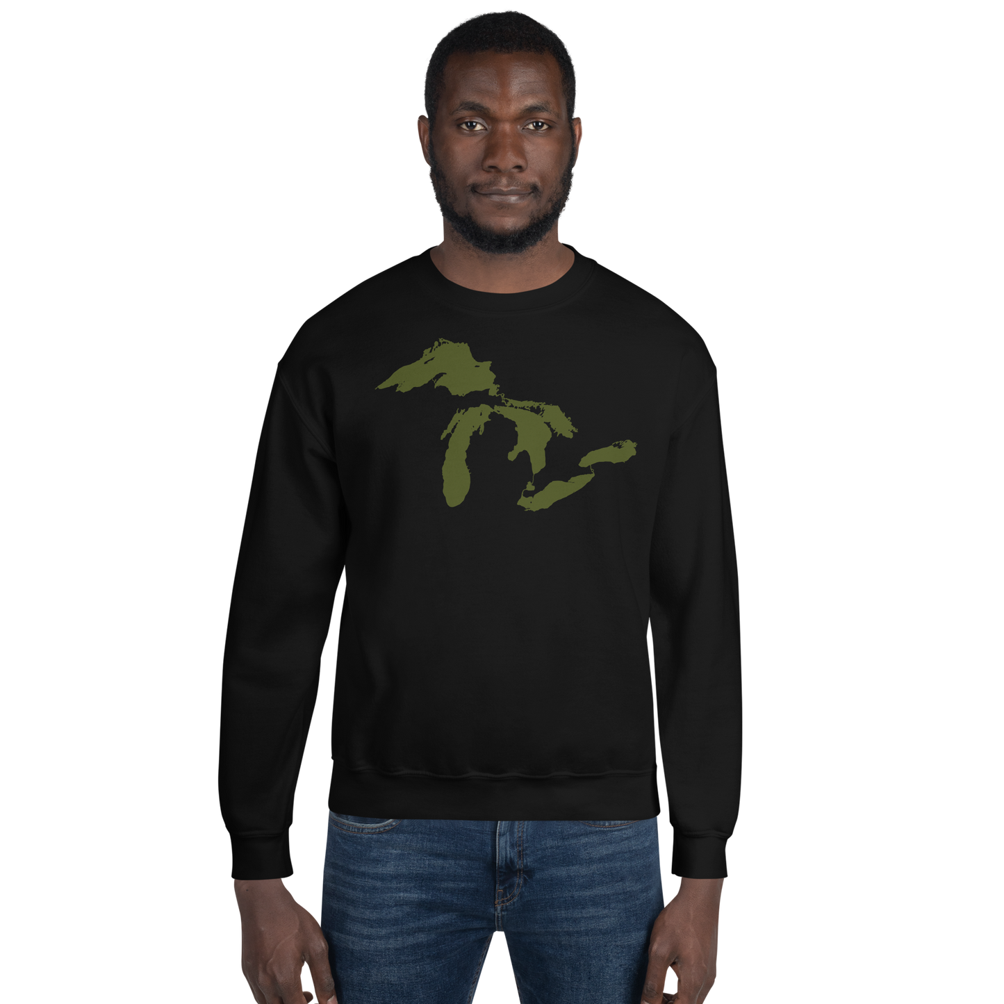 Great Lakes Sweatshirt | Unisex Standard - Army Green