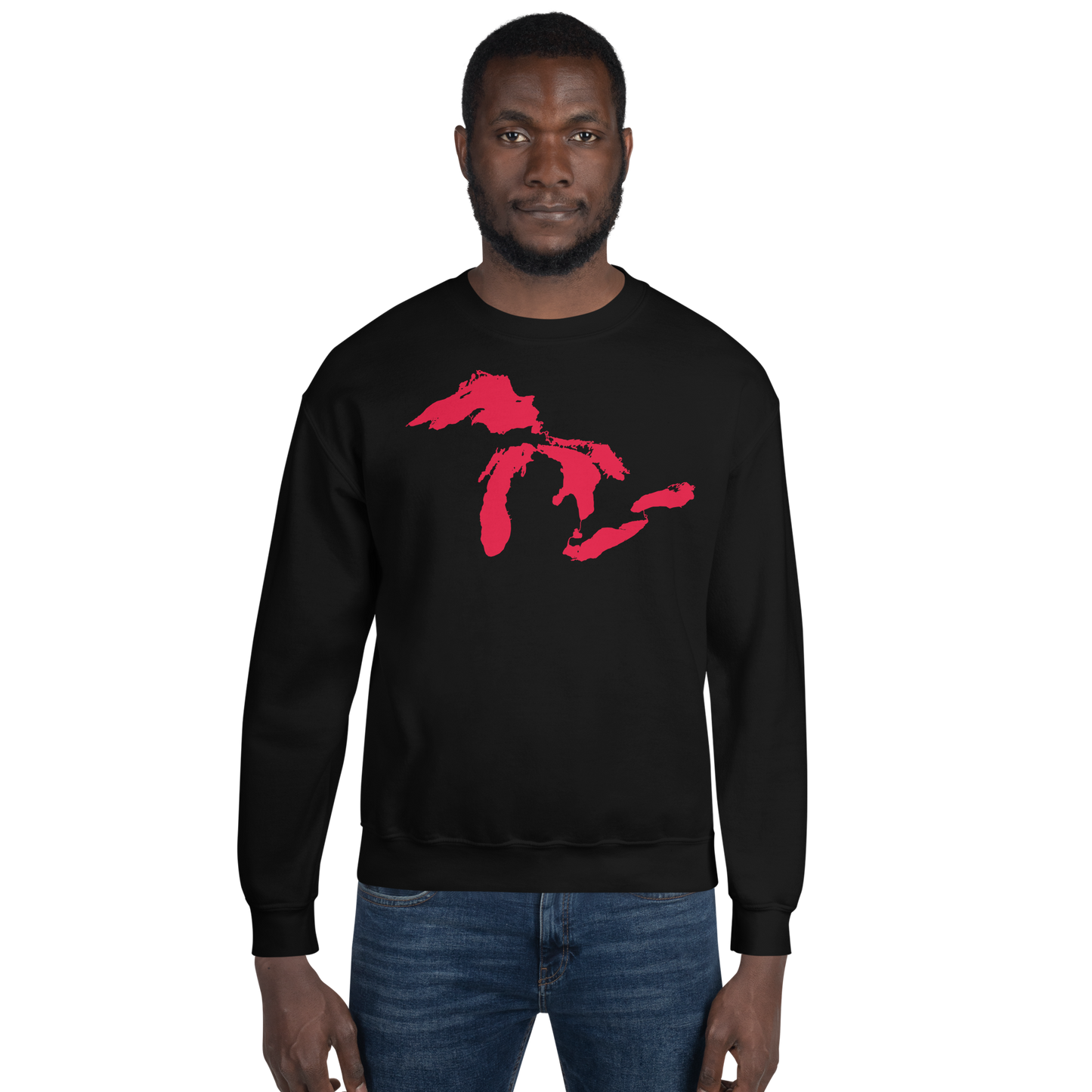 Great Lakes Sweatshirt | Unisex Standard - Lighthouse Red