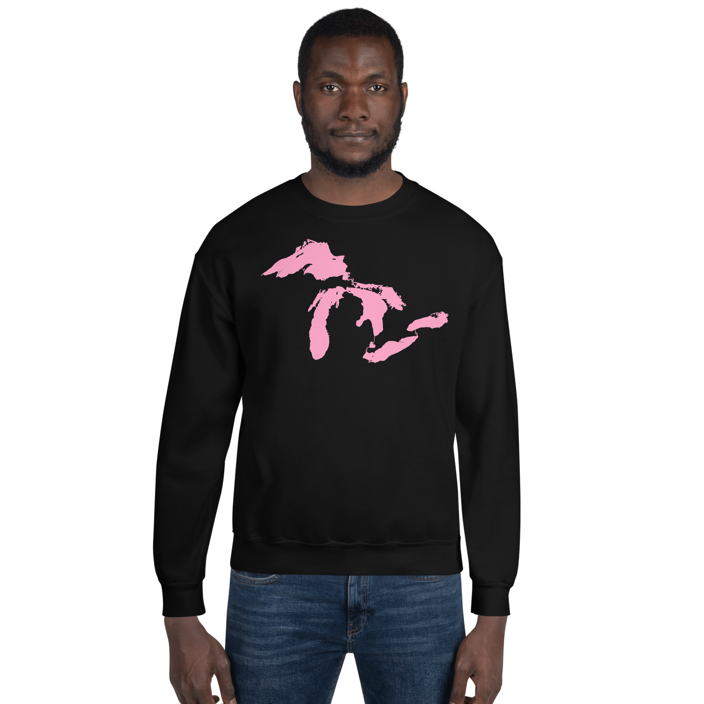 Great Lakes Sweatshirt | Unisex Standard - Caddie Pink