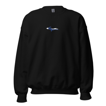 Michigan Upper Peninsula Sweatshirt (w/ Embroidered UP Finland Outline) | Unisex Standard