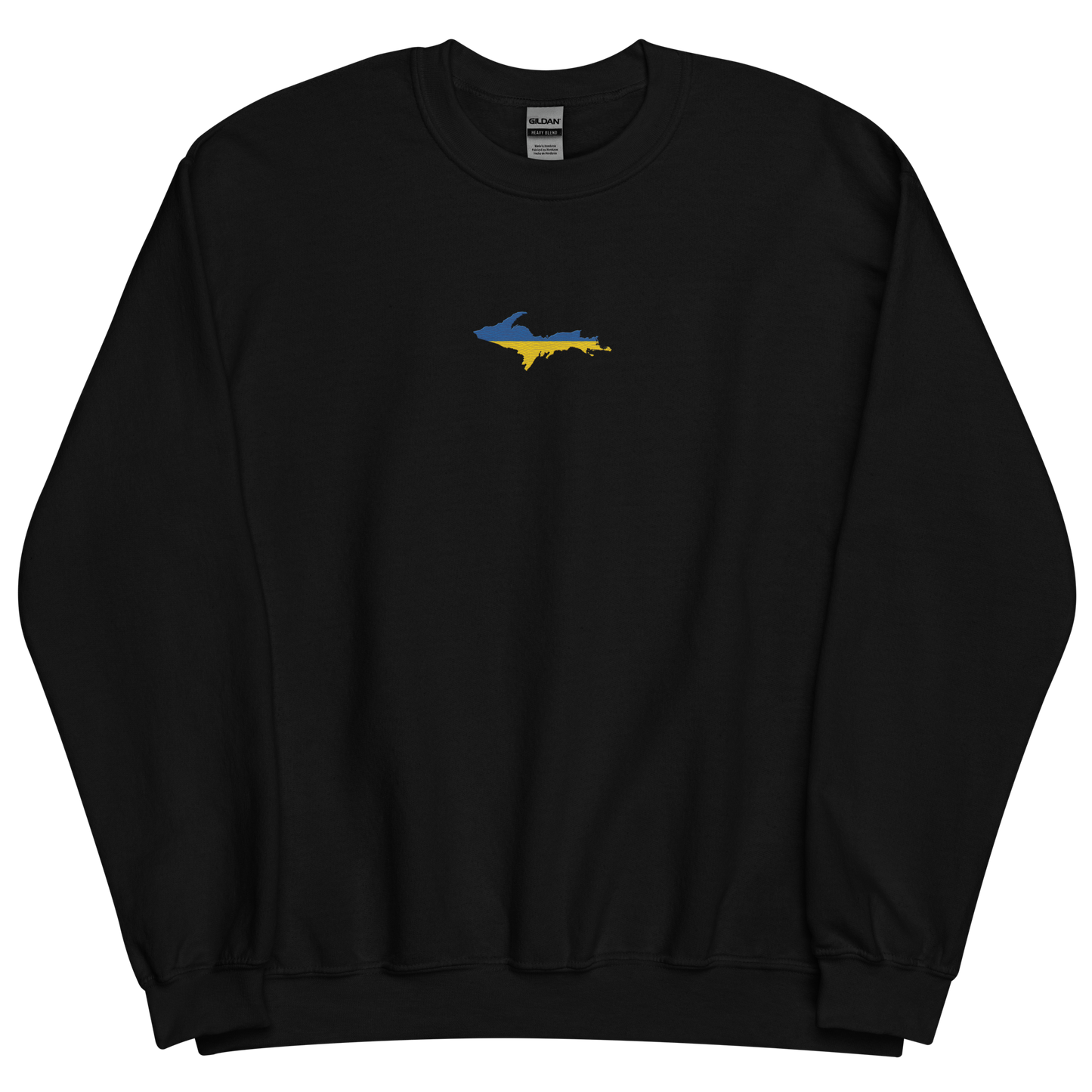 Michigan Upper Peninsula Sweatshirt (w/ Embroidered UP Ukraine Outline) | Unisex Standard