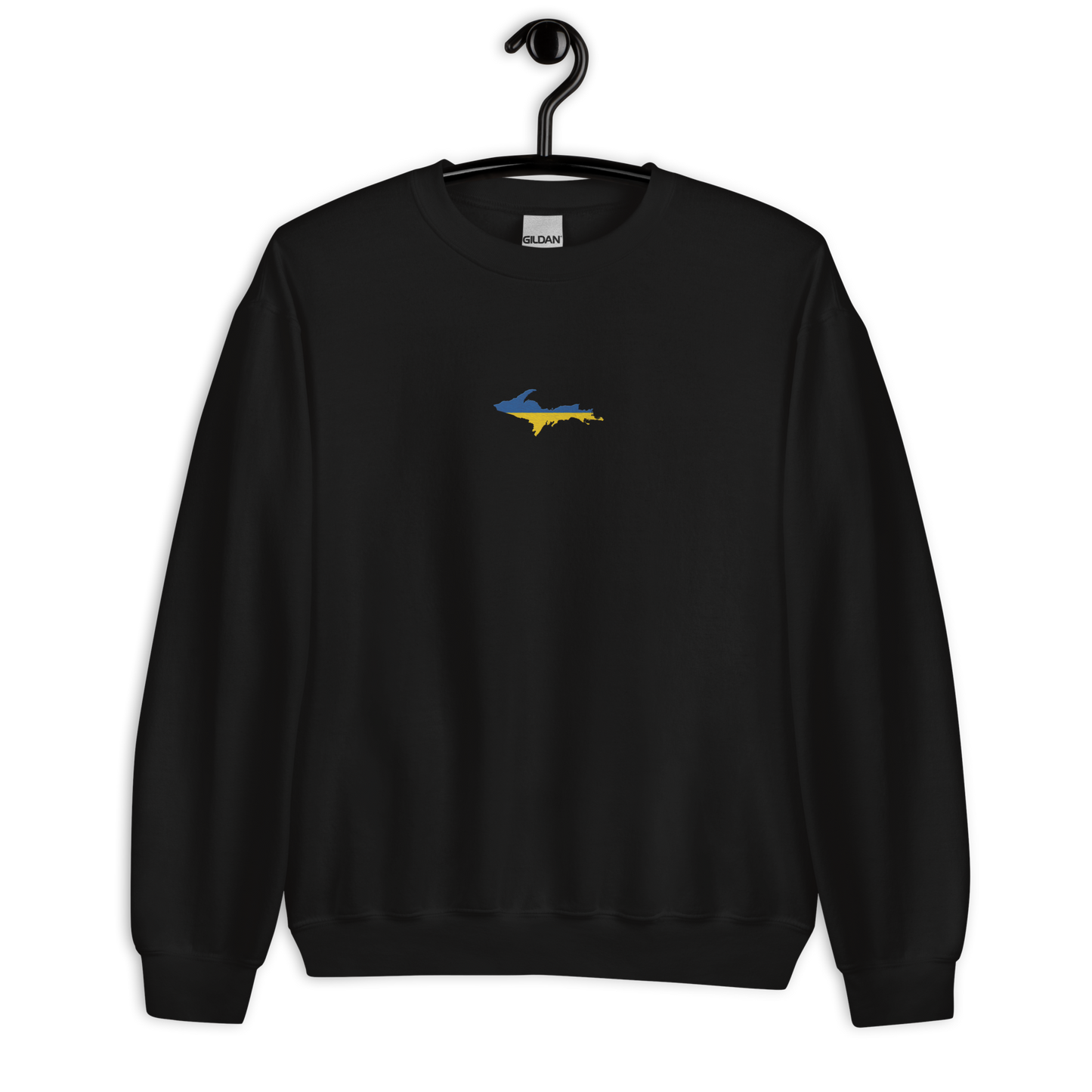 Michigan Upper Peninsula Sweatshirt (w/ Embroidered UP Ukraine Outline) | Unisex Standard