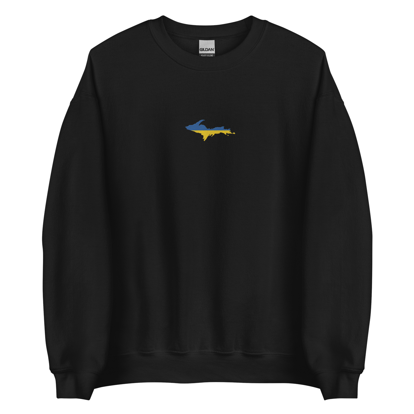 Michigan Upper Peninsula Sweatshirt (w/ Embroidered UP Ukraine Outline) | Unisex Standard