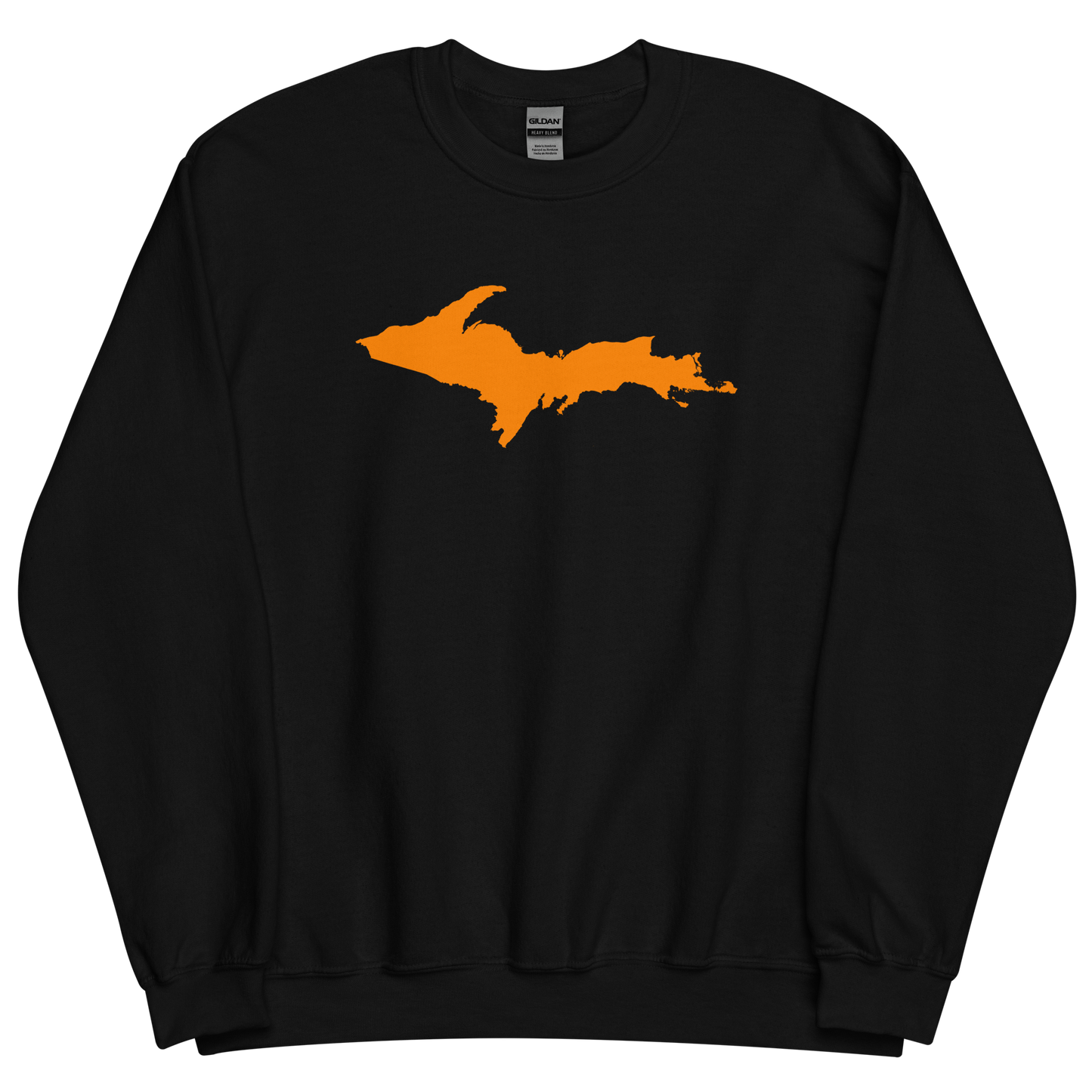 Michigan Upper Peninsula Sweatshirt (w/ Orange UP Outline) | Unisex Standard