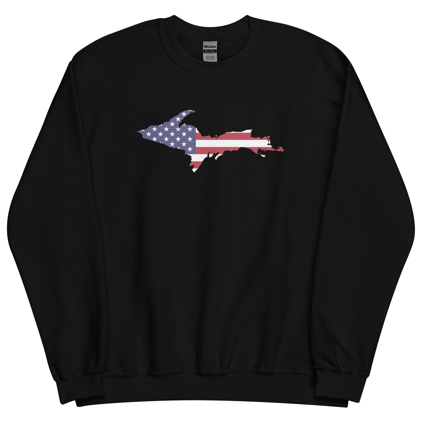 Michigan Upper Peninsula Sweatshirt (w/ UP USA Flag Outline) | Unisex Standard