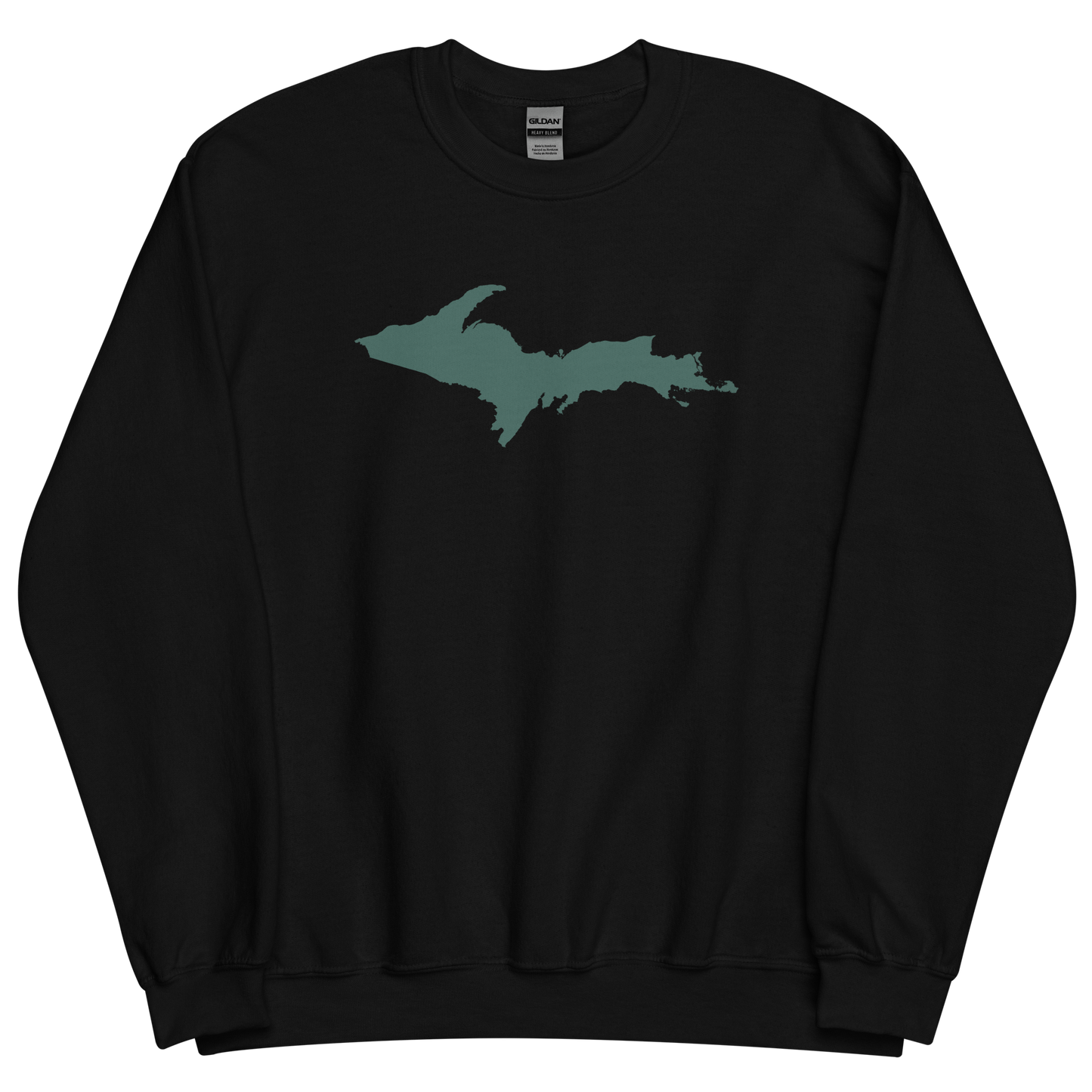 Michigan Upper Peninsula Sweatshirt (w/ Green UP Outline) | Unisex Standard