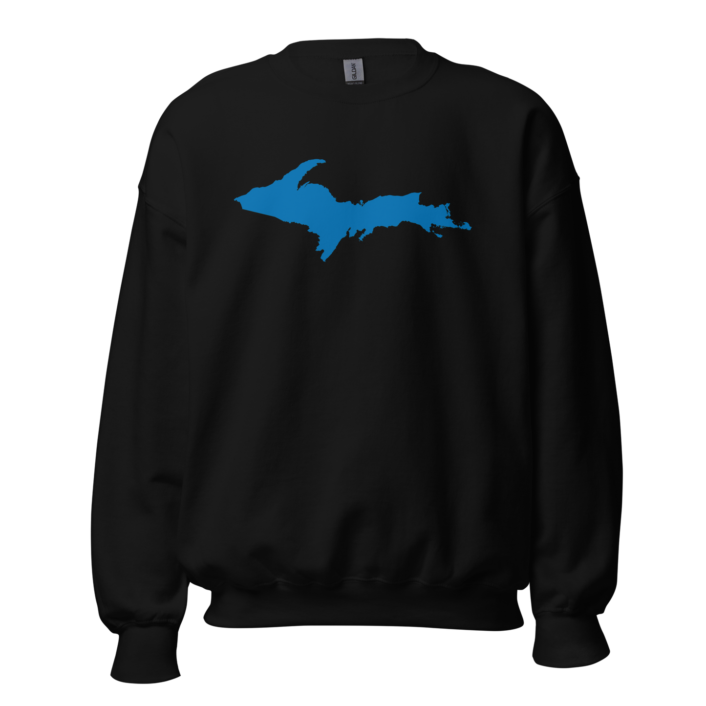 Michigan Upper Peninsula Sweatshirt (w/ Azure UP Outline) | Unisex Standard