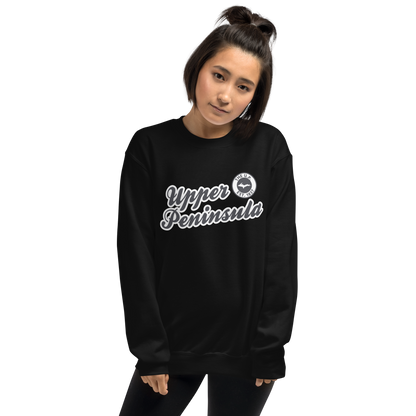 'Upper Peninsula EST. 1837' Sweatshirt (Iron Ore Grey Script Font) | Unisex Standard