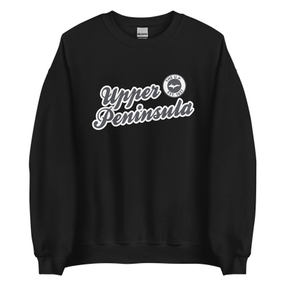 'Upper Peninsula EST. 1837' Sweatshirt (Iron Ore Grey Script Font) | Unisex Standard