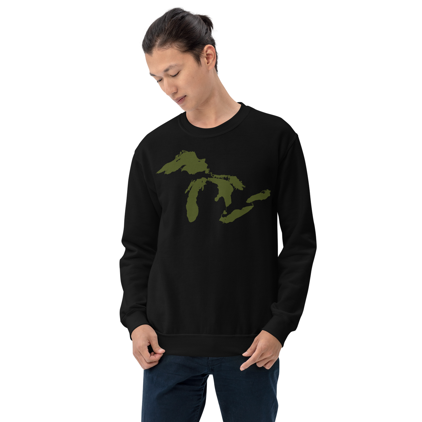 Great Lakes Sweatshirt | Unisex Standard - Army Green