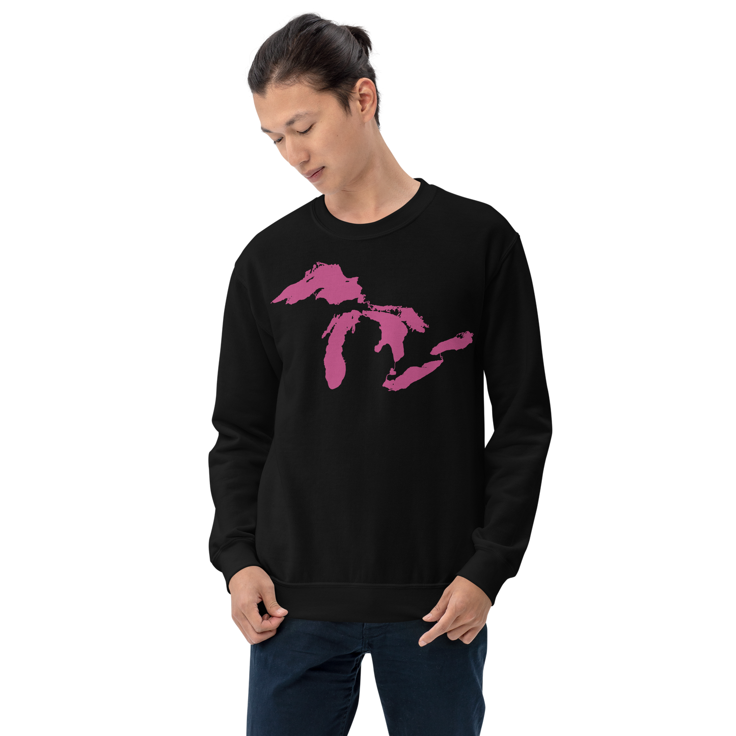 Great Lakes Sweatshirt | Unisex Standard - Apple Blossom Pink