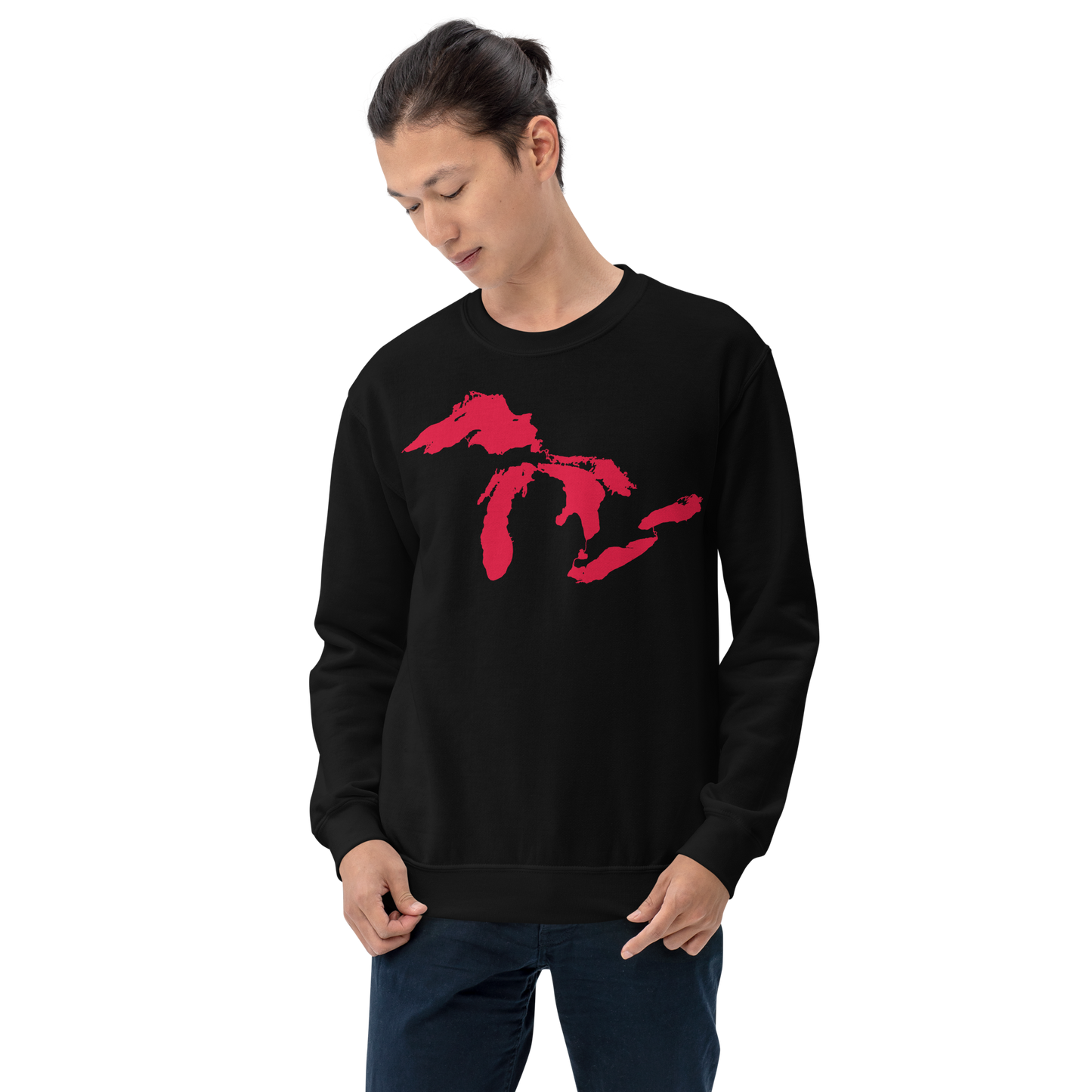 Great Lakes Sweatshirt | Unisex Standard - Lighthouse Red