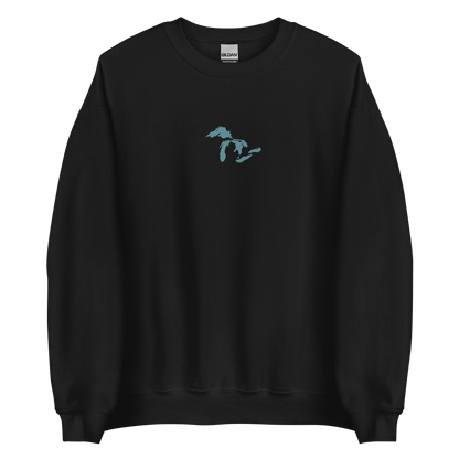 Great Lakes Sweatshirt | Unisex Standard - Huron Blue Emb.