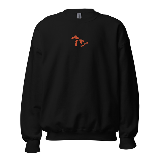 Great Lakes Sweatshirt | Unisex Standard - Maple Leaf Orange Emb.