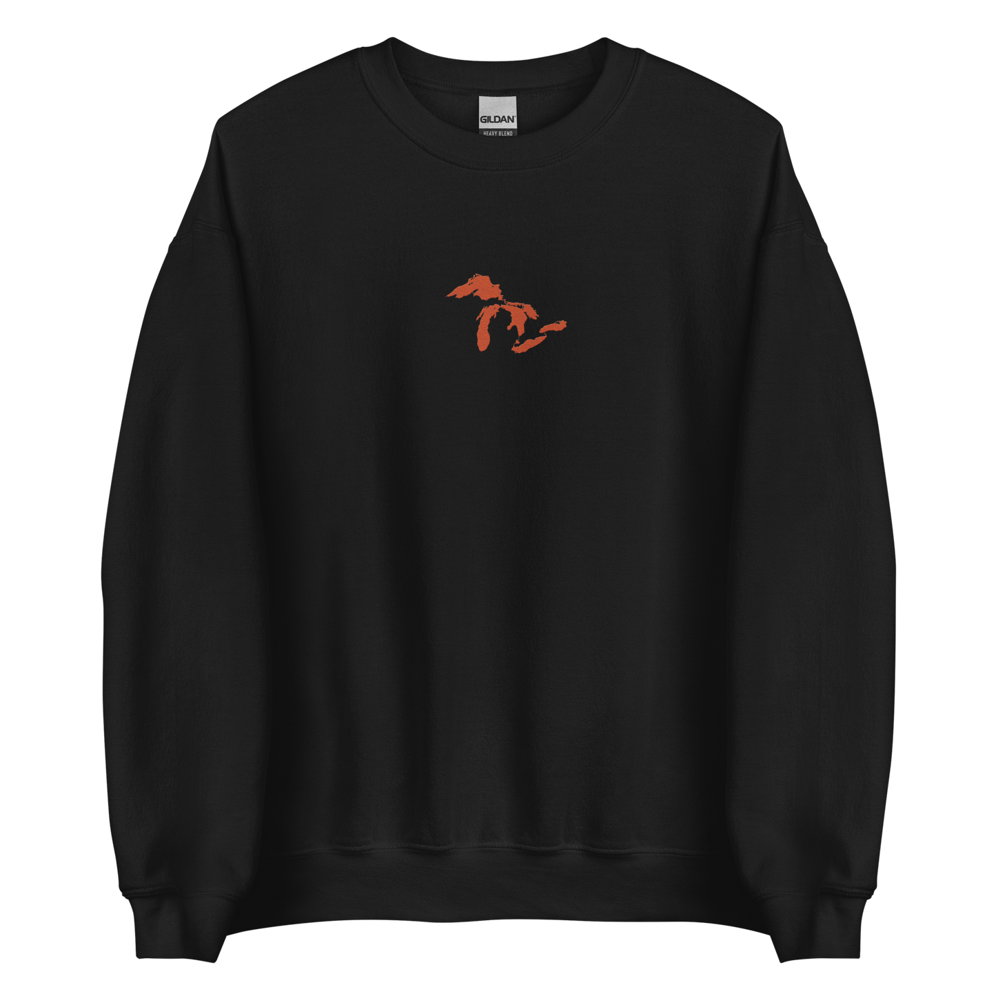 Great Lakes Sweatshirt | Unisex Standard - Maple Leaf Orange Emb.