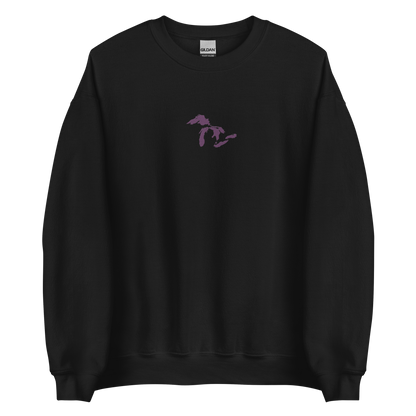 Great Lakes Sweatshirt | Unisex Standard - Plum Emb.