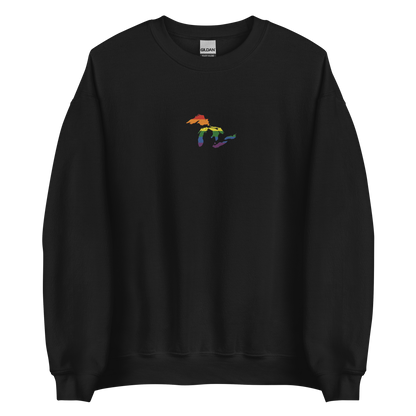 Great Lakes Sweatshirt | Unisex Standard - Rainbow Pride Emb.