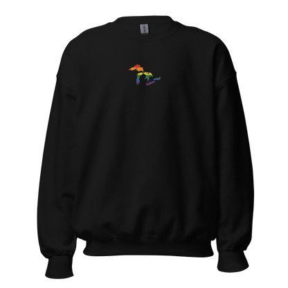 Great Lakes Sweatshirt | Unisex Standard - Rainbow Pride Emb.