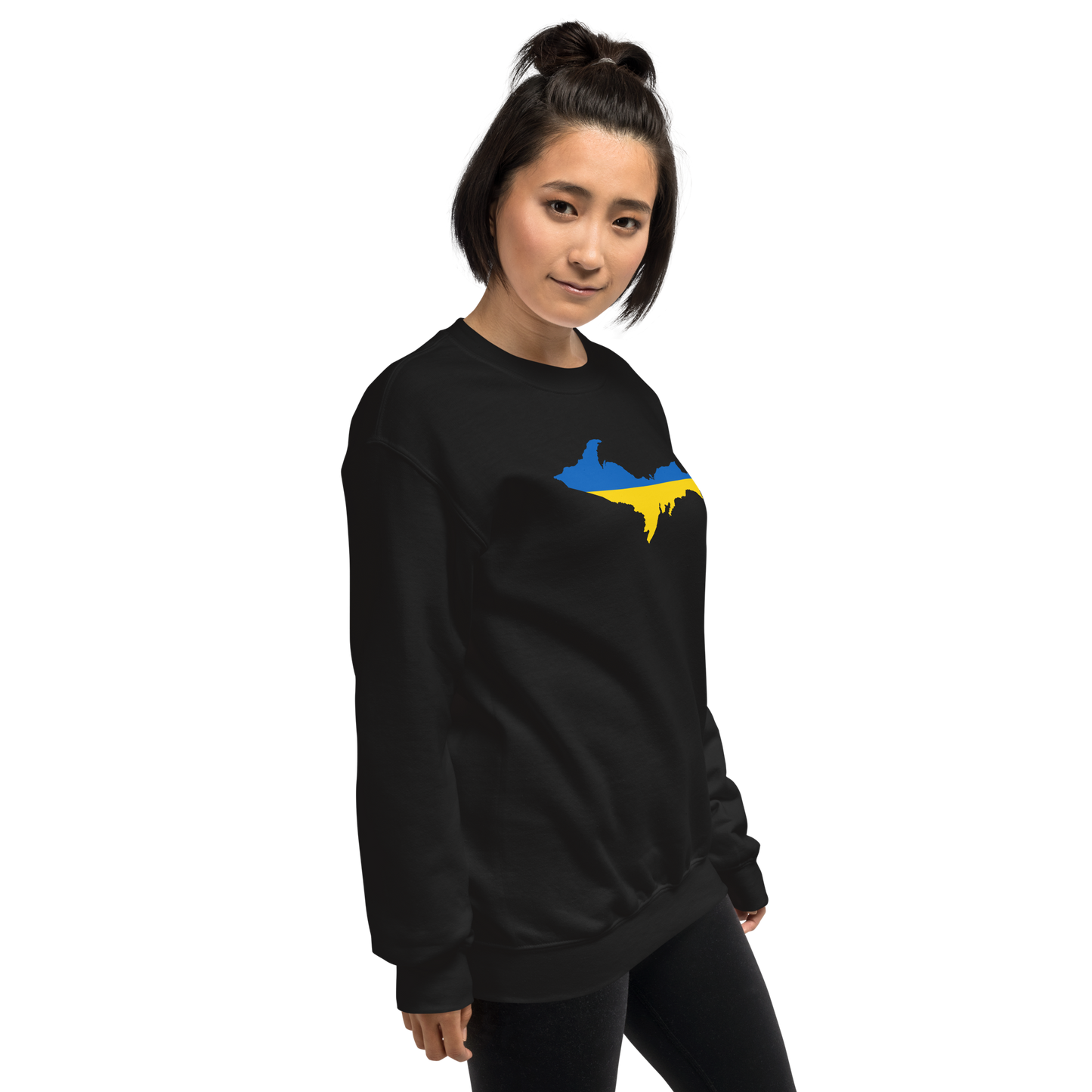 Michigan Upper Peninsula Sweatshirt (w/ UP Ukraine Outline) | Unisex Standard