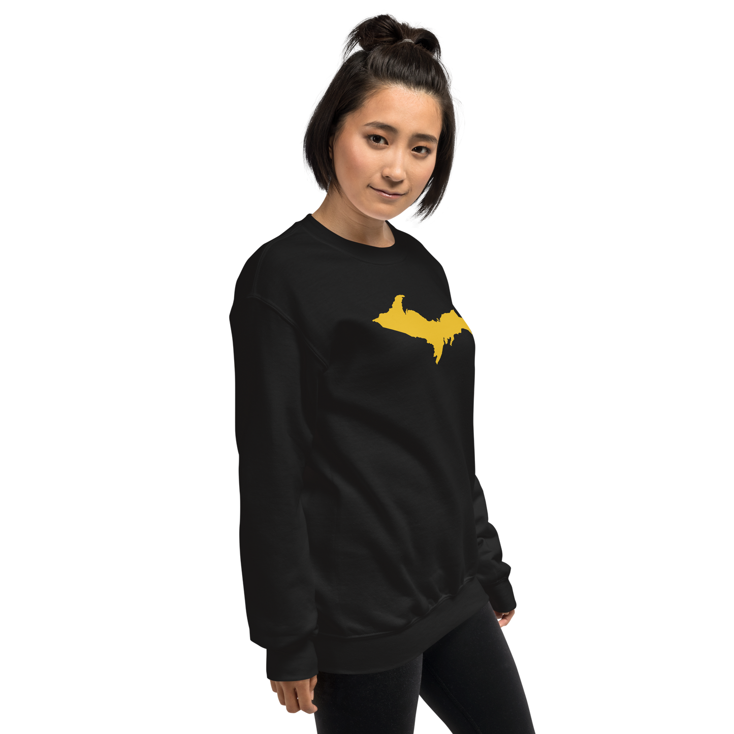 Michigan Upper Peninsula Sweatshirt (w/ Gold UP Outline) | Unisex Standard