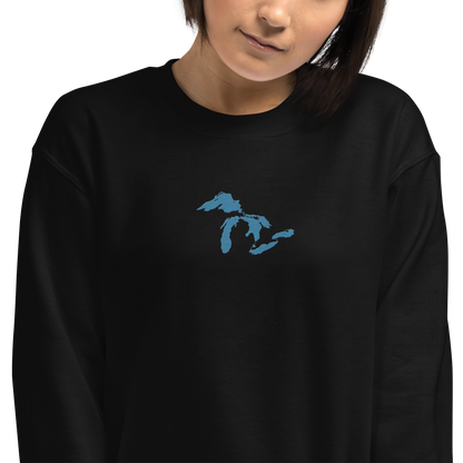 Great Lakes Sweatshirt | Unisex Standard - Traverse Blue Emb.