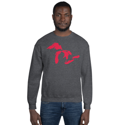 Great Lakes Sweatshirt | Unisex Standard - Lighthouse Red